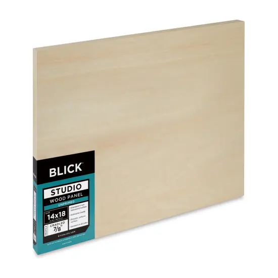 Blick Studio Artists' Wood Panel - Flat Cradle, 14" x 18", 7/8" Cradle {1}