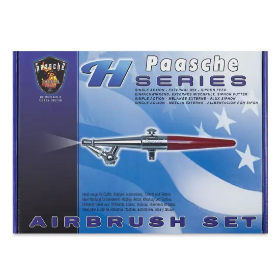 Paasche Model H Single Action Airbrush Set {1}
