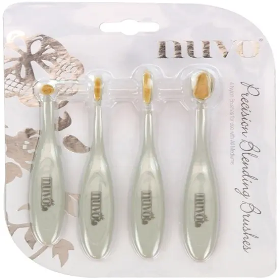 Nuvo Precision Blender Brushes, Professional Art Blending Tool,4 pack {1}