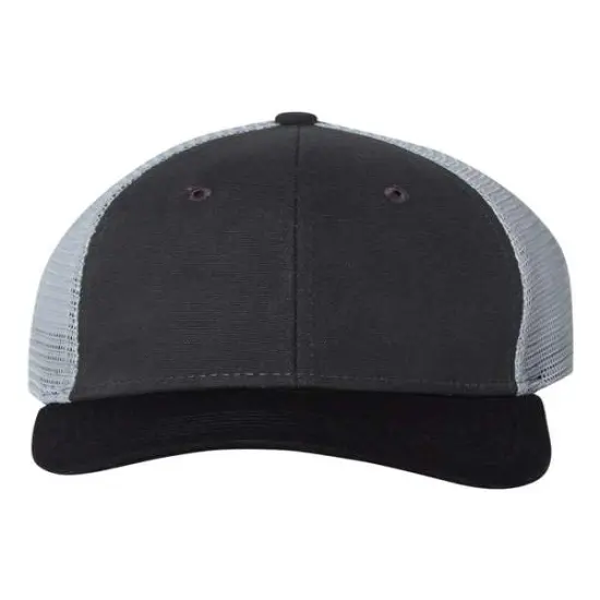 DRI DUCK&reg; Hudson Trucker Cap Classic Style with Lasting Comfort Black/ Tan {5}