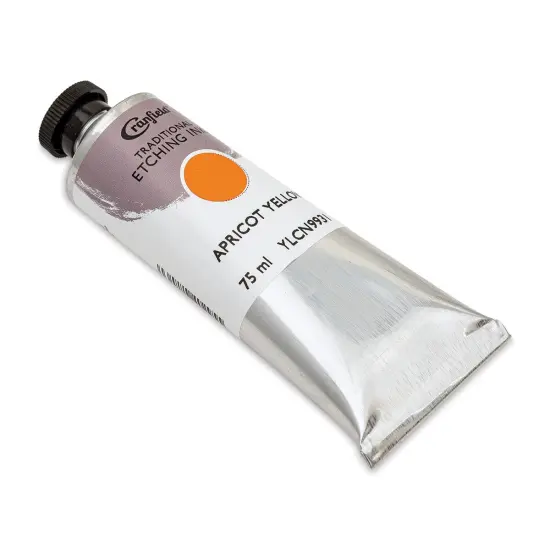 Cranfield Traditional Etching Ink - Apricot Yellow, 75 ml {1}