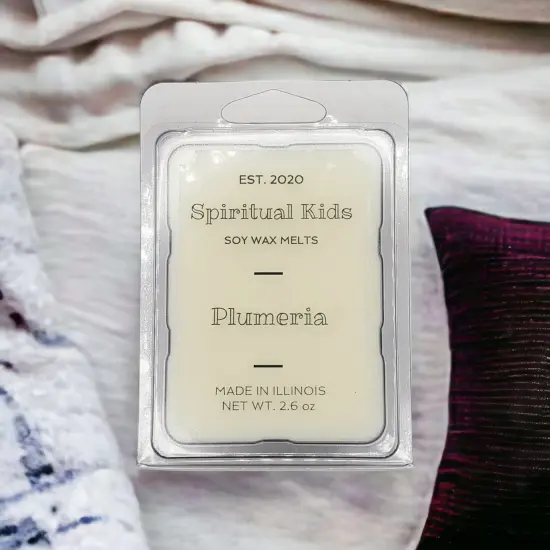 Plumeria Soy Wax Melts 2.6oz 6ct Hand Poured with Fragrant/Essential Oils HIGHLY SCENTED | Floral Wax Melts | Birthday Gift | Christmas Gift {3}