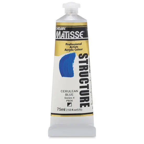 Matisse Structure Paint - Cerulean Blue, 75 ml {2}