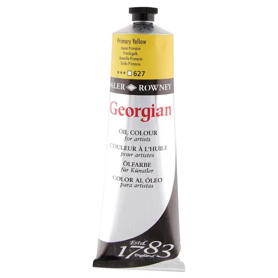 Daler-Rowney Georgian Oil Color - Primary Yellow, 225 ml tube {2}