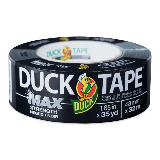 Duck Max Strength Tape - Black, 1.88" x 105 ft {1}