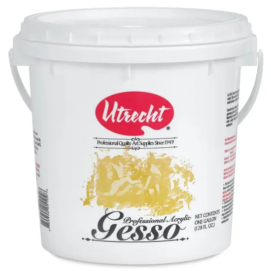 Utrecht Professional Acrylic Gesso - 128 oz {1}