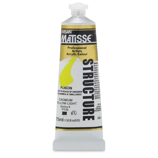 Matisse Structure Paint - Cadmium Yellow Light, 75 ml {1}