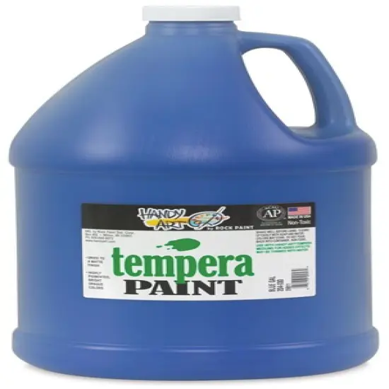 Handy Art Tempera - Blue, Gallon {2}