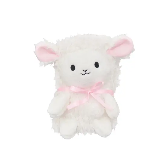30.12" x 44.88" Lamb Sheep Themed Easter & Spring Cute Soft Kid's Roll-Up Throw Pillow Blanket {1}