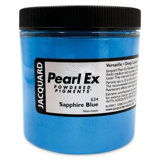 Jacquard Pearl-Ex Pigment - 4 oz, Sapphire Blue, Jar {1}