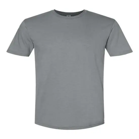 Gildan&reg; Softstyle Crewneck Short Sleeve CVC T-Shirt Gunmetal {2}