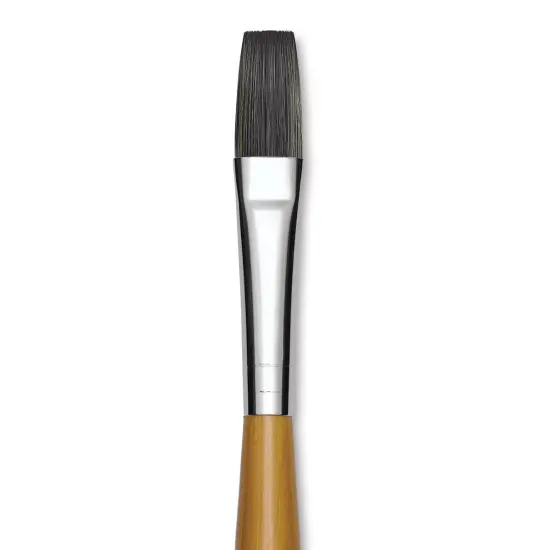 Isabey Isacryl Synthetic Brush - Long Flat, Long Handle, Size 8 {1}