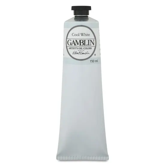 Gamblin Artists' Oil Color - Cool White, 150 ml tube {1}