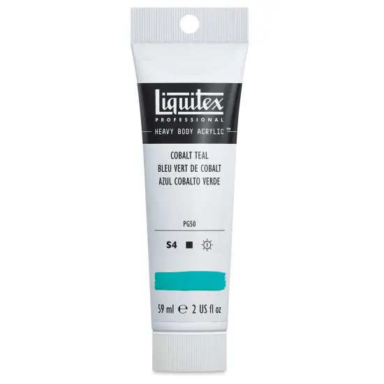 Liquitex Heavy Body Artist Acrylics - Cobalt Teal, 2 oz Tube {1}