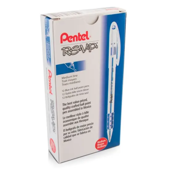 RSVP Ballpoint Pen, (1.0mm) Medium Line, Blue Ink {2}