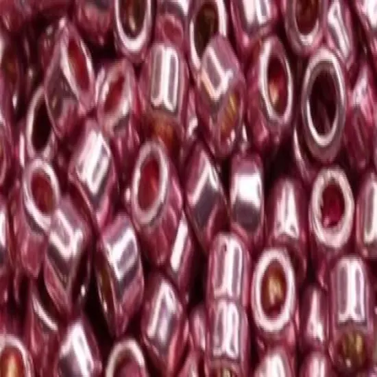 Toho Aiko Cylinder Seed Bead - TB-0553PF - Galvanized Rose PermaFinish {1}