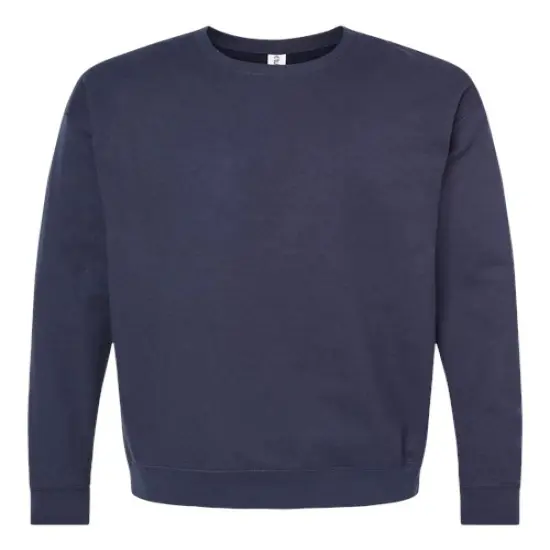 Tultex&reg; Fleece Crewneck Sweatshirt Navy {1}