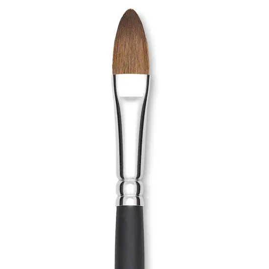 Blick Masterstroke Finest Red Sable Brush - Filbert, Size 10, Long Handle {2}