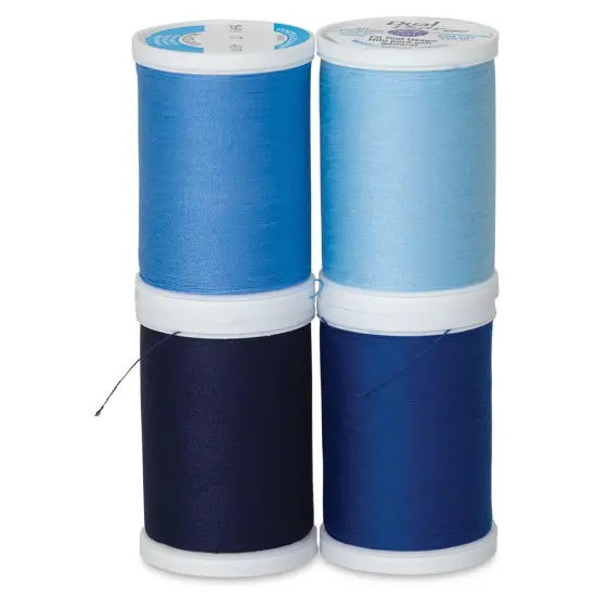 Dual Duty XP Thread Set - Blues, Set of 4 Spools {1}