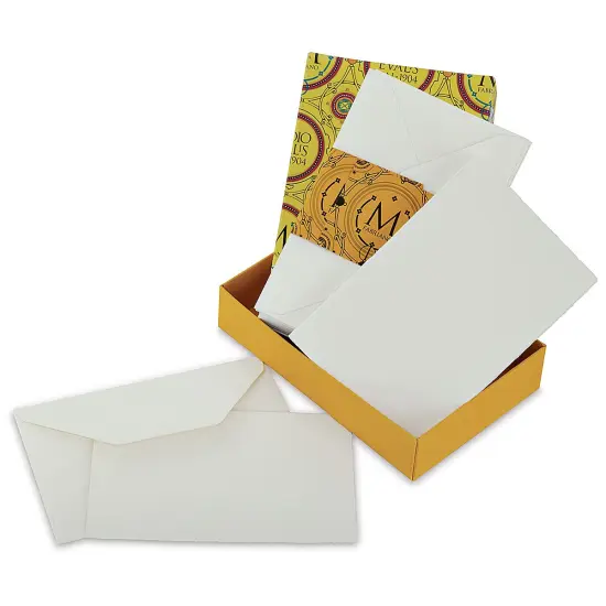 Fabriano Medioevalis Reply Cards and Envelopes - 3-1/2" x 5-1/4", Single, Box of 20 {1}