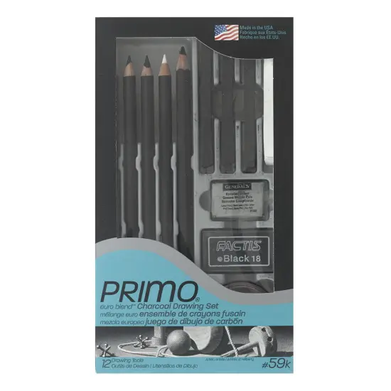 General's Primo Euro Blend Charcoal - Drawing Set {2}