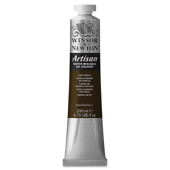 Winsor & Newton Artisan Water Mixable Oil Paint - Raw Umber, 200 ml tube {2}