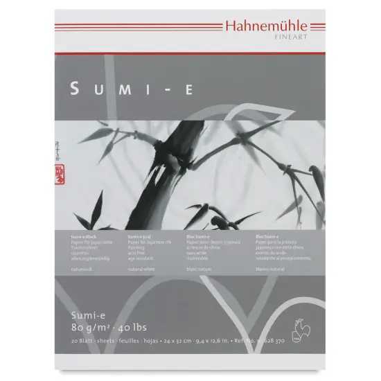 Hahnemuhle Sumi-e Paper Pad - 9 1/2" x 12 1/2", 20 Sheets {1}