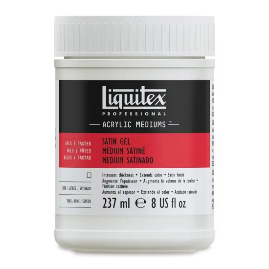 Liquitex Gel Medium - Satin, 8 oz bottle {1}