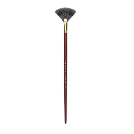 Blick Master Synthetic Badger Brush - Fan, Size 6 {1}