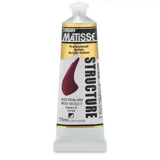 Matisse Structure Paint - Australian Red Violet, 75 ml {2}