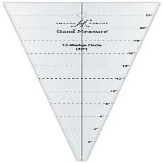Good Measure - Amanda Murphy - 12 Wedge Circle Ruler 30 degree {1}