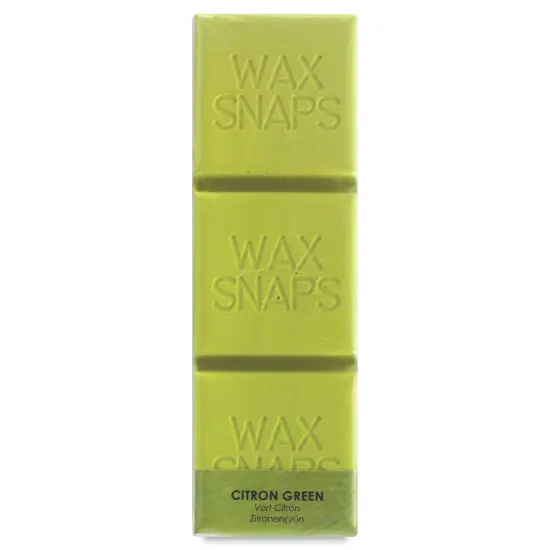 Enkaustikos Wax Snaps Encaustic Paints - Citron Green, 40 ml cake {1}
