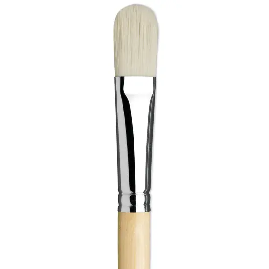 Da Vinci Top Acryl Synthetic Brush - Filbert, Long Handle, Size 24 {1}