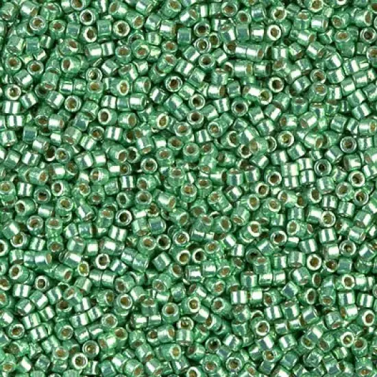 Miyuki Delica Bead 11/0 - DB1844 - Duracoat Galvanized Dark Mint Green {1}
