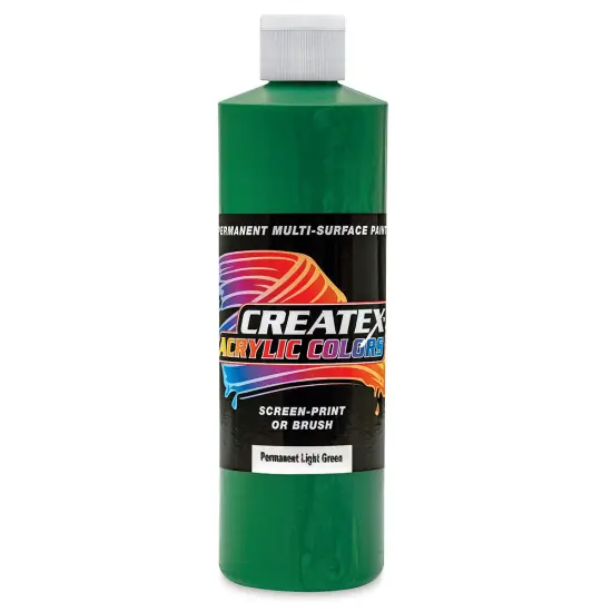 Createx Acrylics - Permanent Light Green, Pint {1}