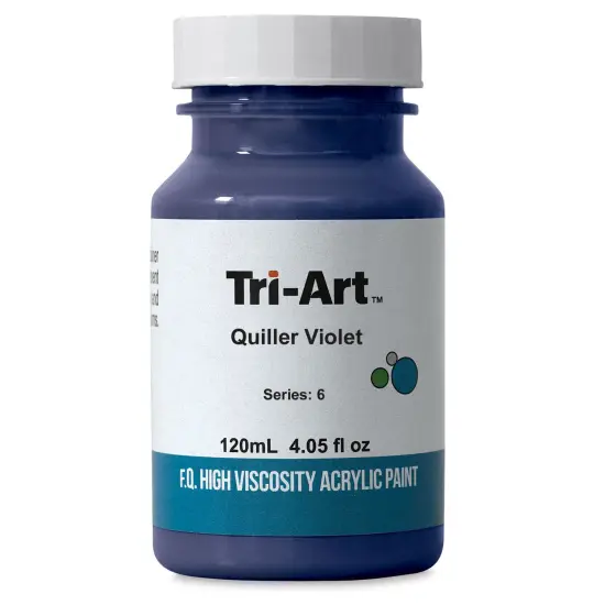 Tri-Art High Viscosity Artist Acrylic - Quiller Violet, 120 ml tube {1}