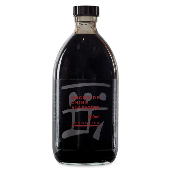 Sennelier India Ink - 500 ml, China Black {1}