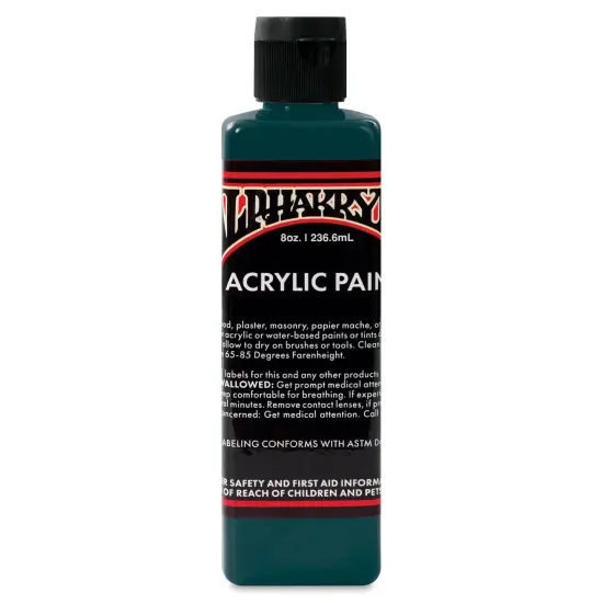 Alpha6 Alphakrylic Acrylic Paint - Dark Green, 8 oz {1}