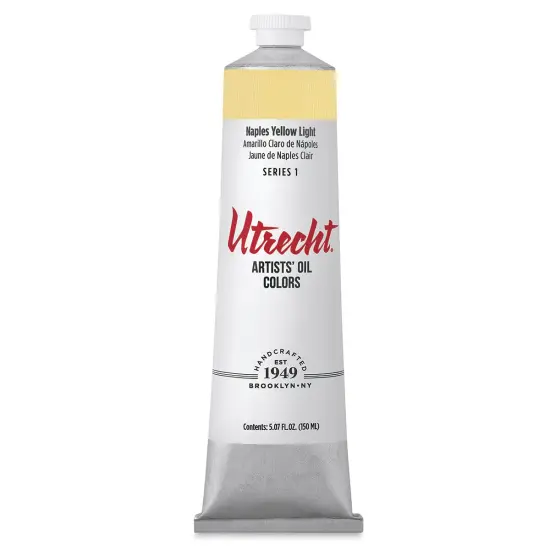 Utrecht Artists' Oil Paint - Naples Yellow Light, 150 ml tube {2}
