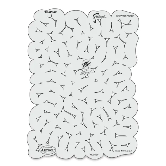 Iwata Artool Freehand Template - Kustom FX Brainiac {2}