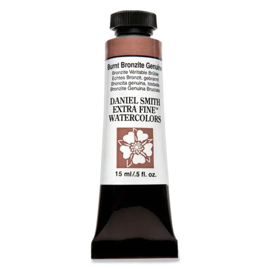 Daniel Smith Extra Fine Watercolor - PrimaTek, Burnt Bronzite Genuine, 15 ml Tube {1}