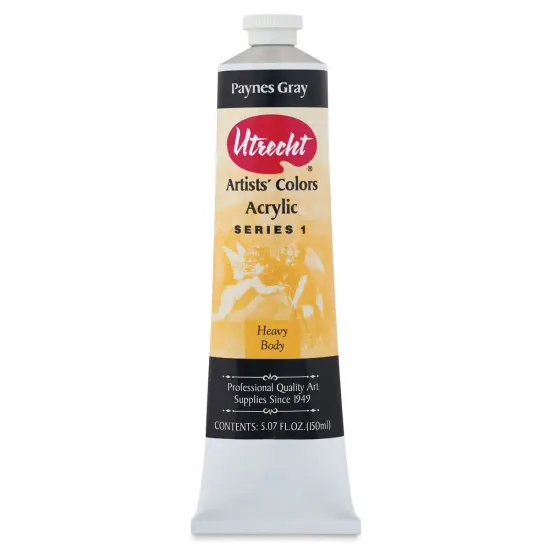 Utrecht Artists' Acrylic Paint - Payne's Gray, 5 oz tube {1}