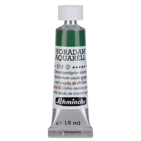 Schmincke Horadam Aquarell Watercolor - Chromium Oxide Green, 15 ml tube {1}