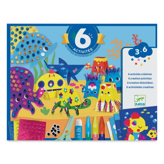 Djeco Le Petit Artist Creative Activities Kit - Seaside Delights {1}