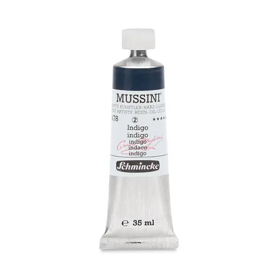 Schmincke Mussini Oil Color - Indigo, 35 ml tube {1}