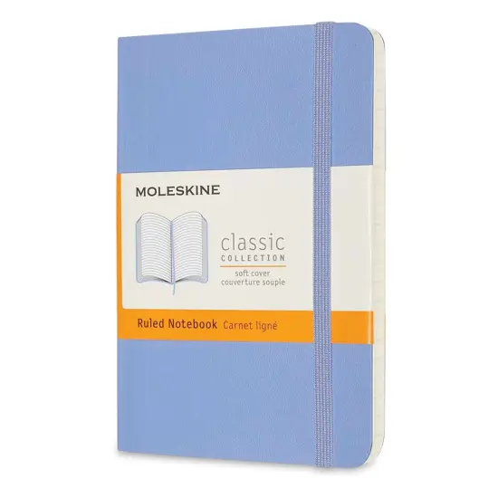 Moleskine Classic Soft Cover Notebook - Light Blue, Ruled, 5-1/2" x 3-1/2" {1}