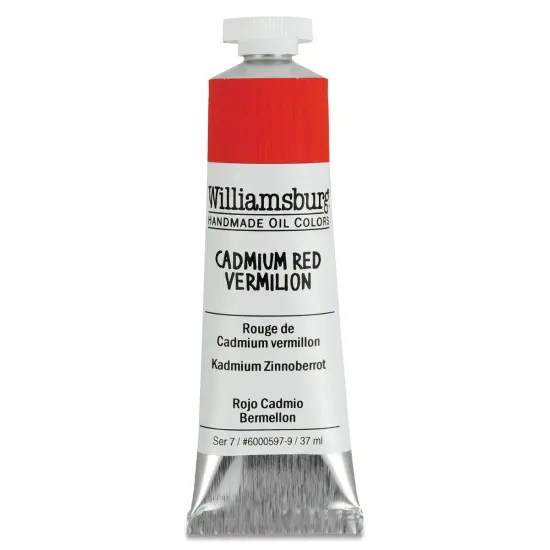 Williamsburg Handmade Oil Paint - Cadmium Red Vermilion, 37 ml tube {1}