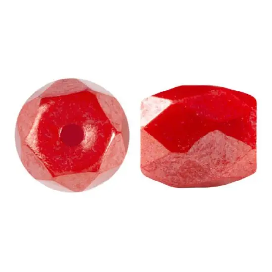 Baros Par Puca&reg; Czech glass bead, Frost Cherry Luster, 10 grams {1}