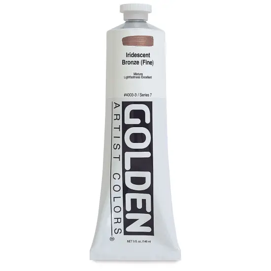 Golden Heavy Body Artist Acrylics - Iridescent Bronze (Fine), 5 oz tube {2}