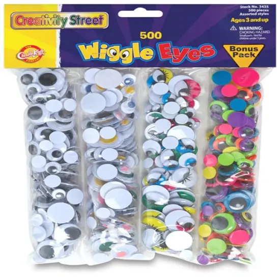 Creativity Street Wiggle Eyes - Assorted Colors and Sizes, Pkg of 500 {2}